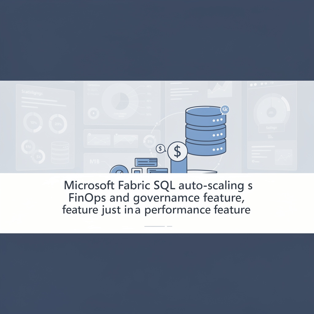 Fabric SQL auto-scaling is not a performance feature. It is a FinOps feature.